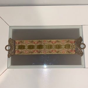 Vintage Corona Decor Co Floral Tapestries Brass Accents